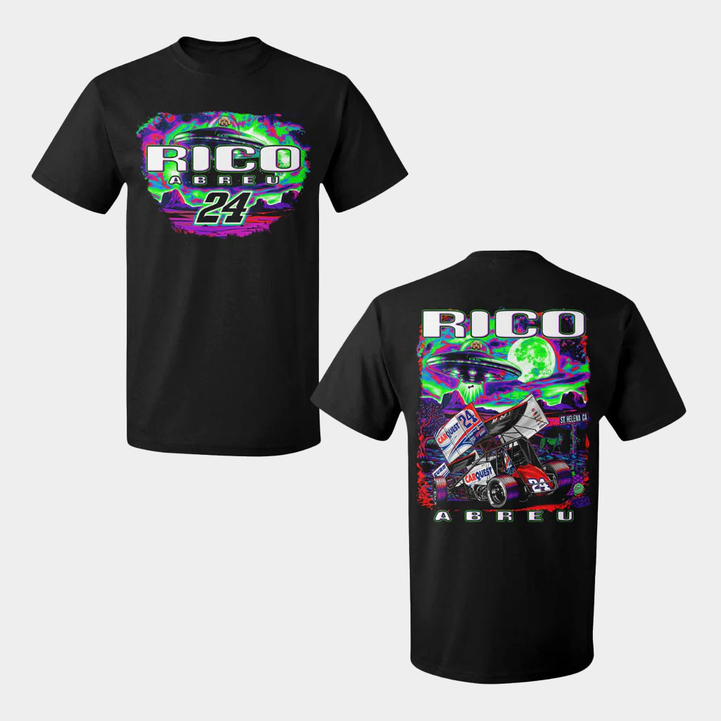 Rico Abreu Merch 2026 Project 24 T-Shirt Black Racing Lover Shirts Gift For Brothers