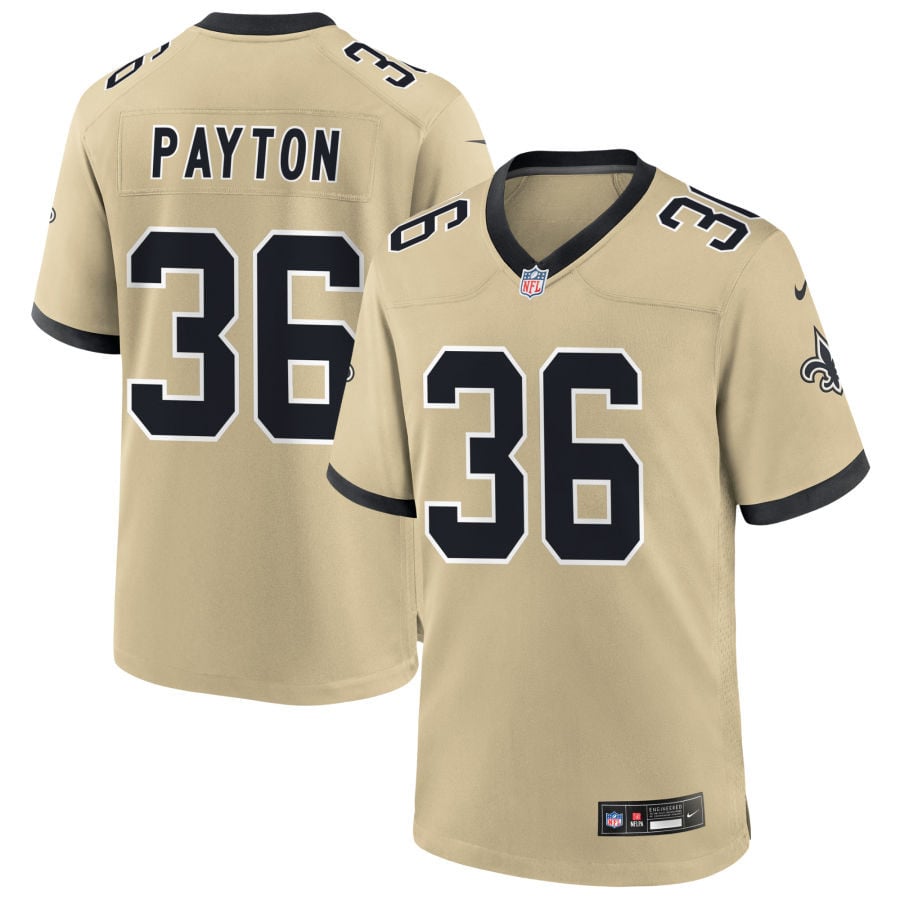 Rico Payton New Orleans Saints 2025 Gameday Golds Alternate Game Jersey - Gold