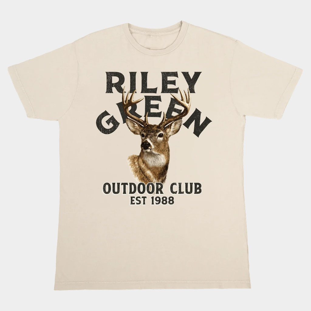 Riley Green Merch 2026 Outdoor Club T-Shirt Riley Green Shirt Gifts For Country Music Lovers