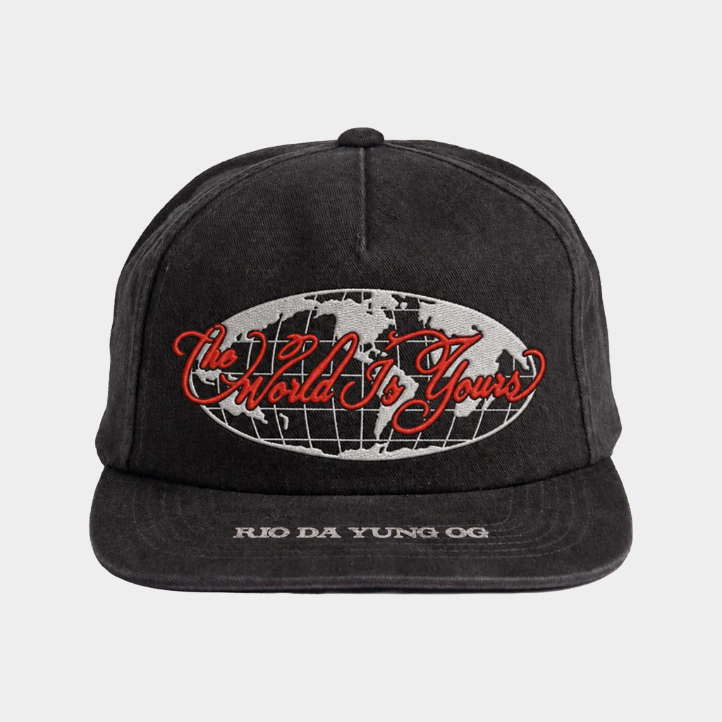Rio Da Yung OG Merch 2026 The World Is Yours Snapback Hat Gift For Rap Lovers
