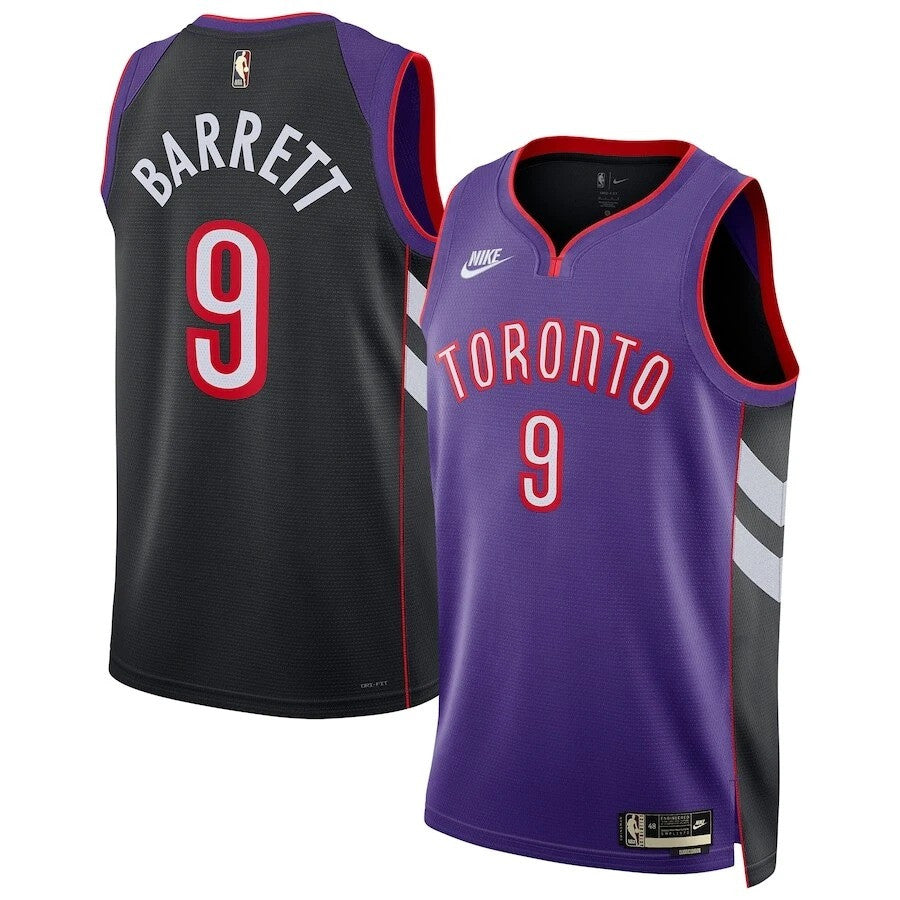 RJ Barrett Toronto Raptors 2025 Swingman Jersey Classic Edition - Purple