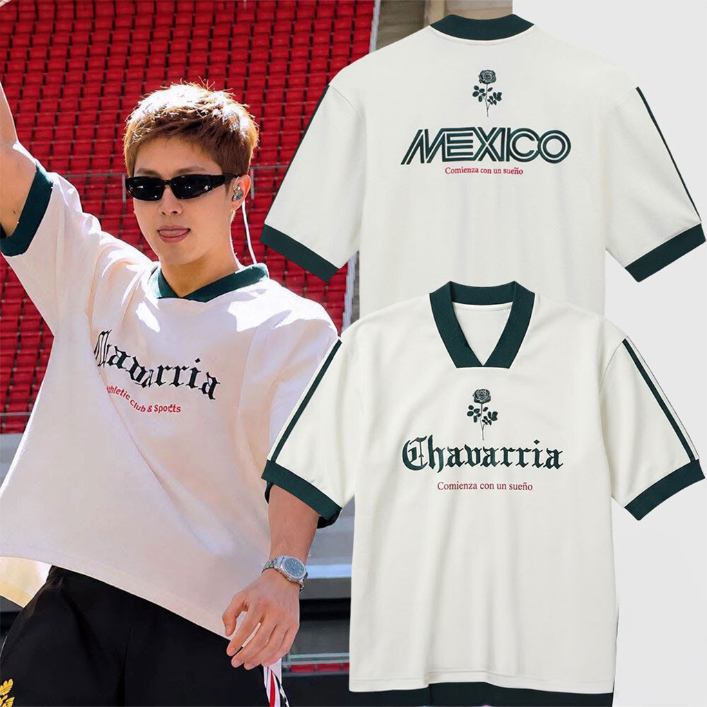 RM BTS Madrid Soundcheck Willy Chavarria X Mexico Jersey Fan Merch Gifts For Besties