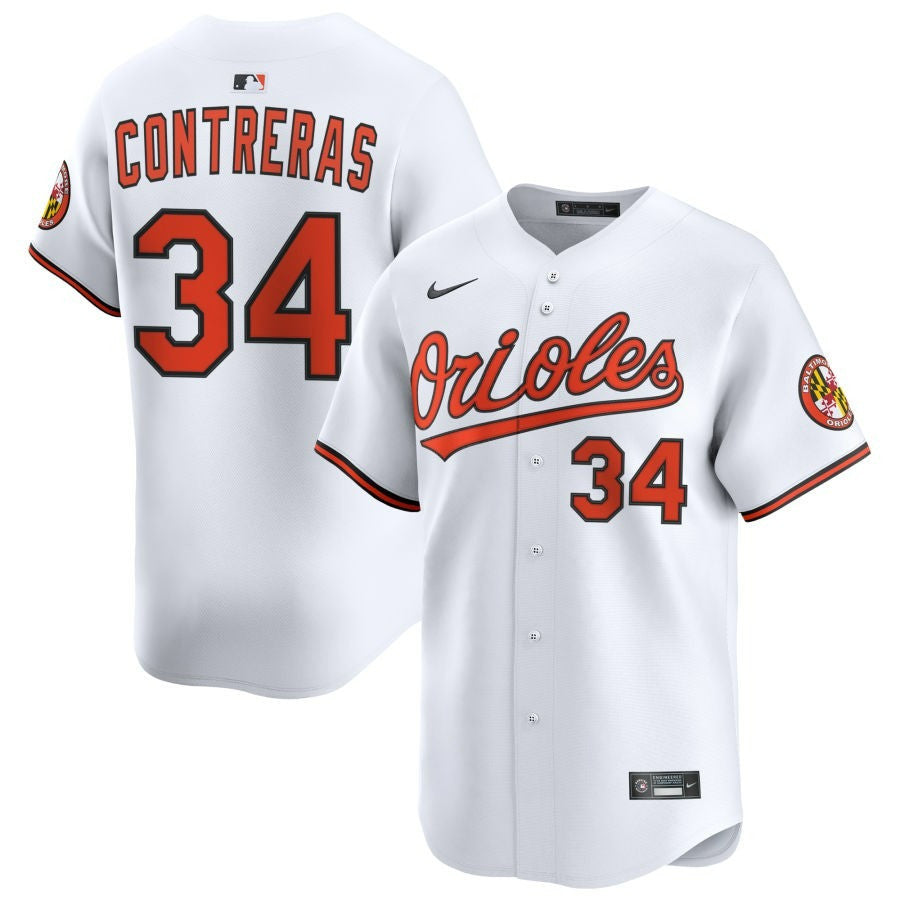 Roansy Contreras Baltimore Orioles 2025 Home Limited Jersey - White