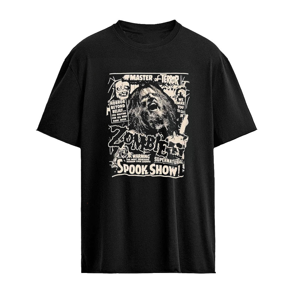 Rob Zombie Freaks On Parade 2026 Tour Merch Spook Show Master Of Terror Shirt