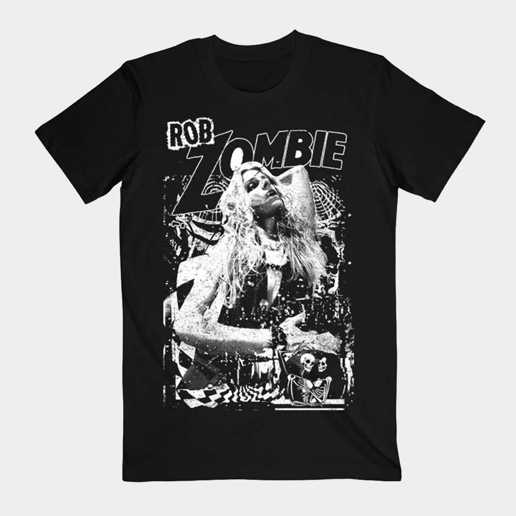 Rob Zombie Merch 2026 Sheri Rapture T-Shirt Music Related Gifts For Guys
