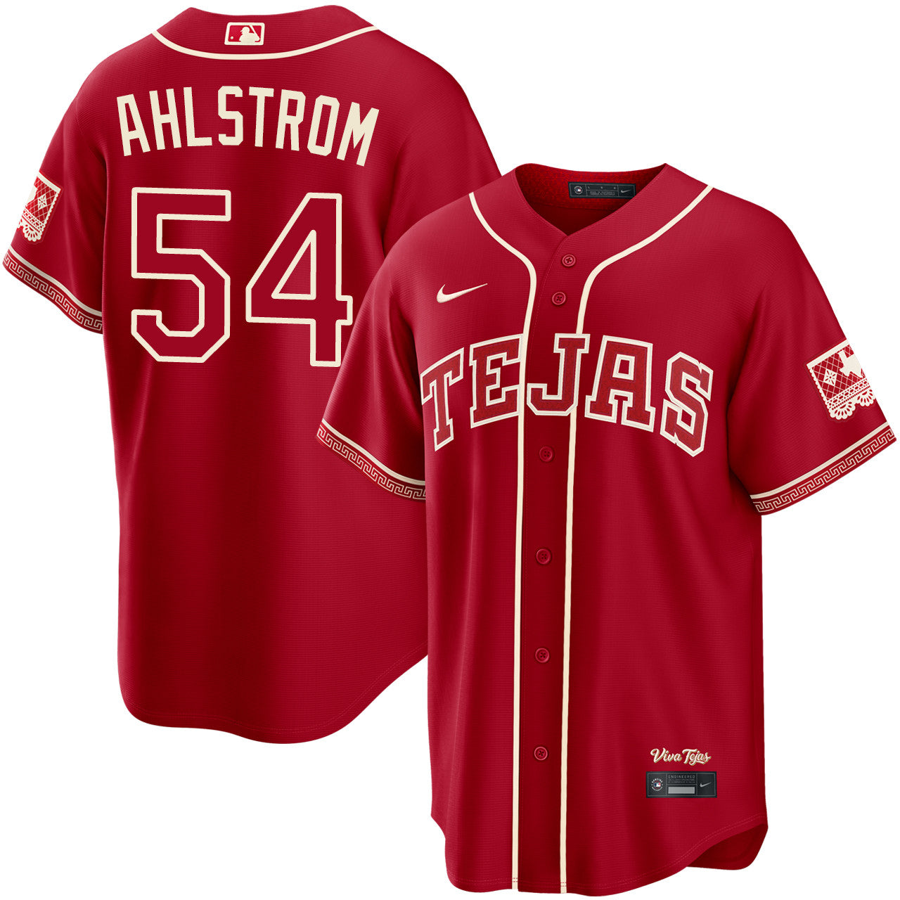 Robby Ahlstrom Texas Rangers 2026 City Connect Jersey - Red