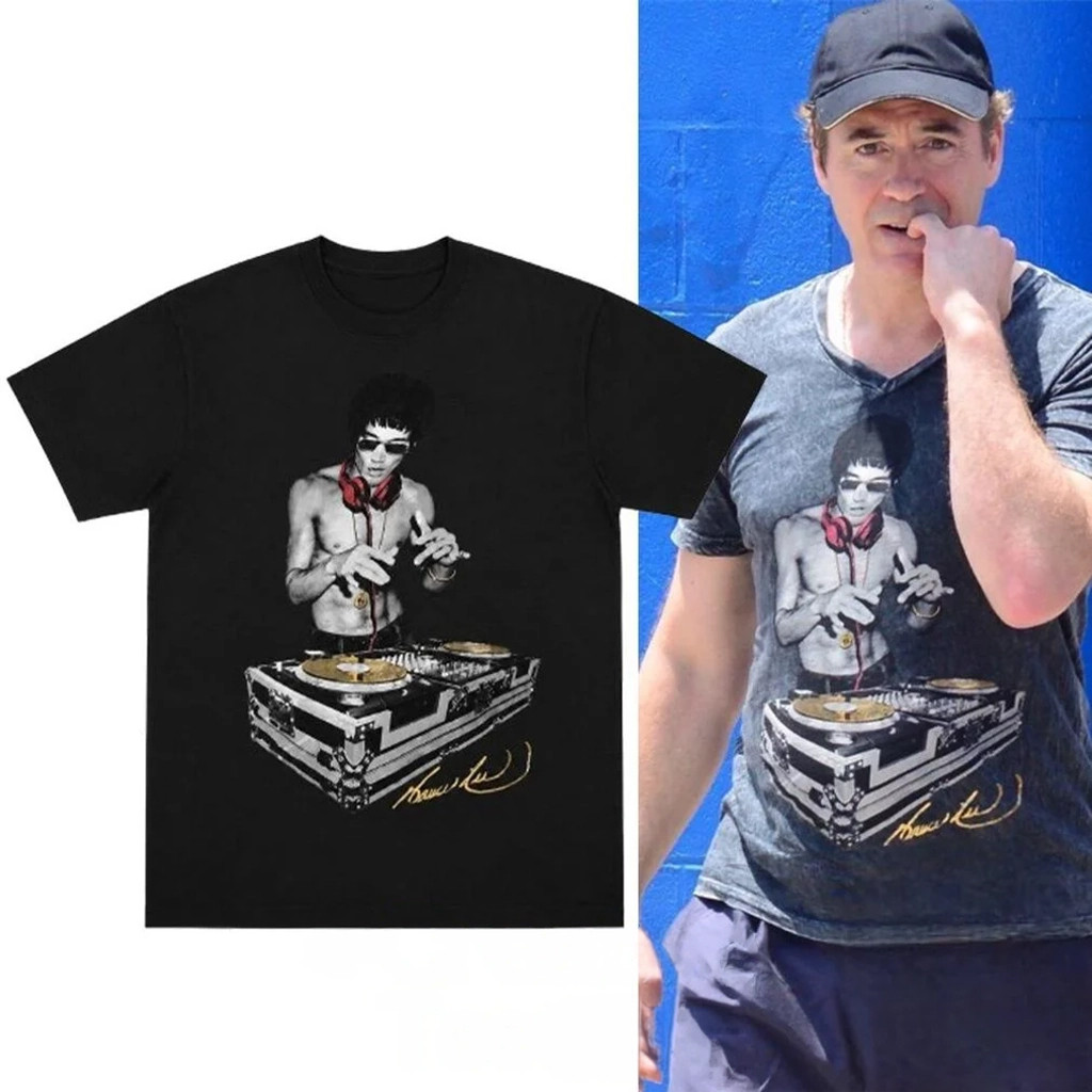 Robert Downey Jr Bruce Lee DJ Kung Fu T-Shirt 2026 Robert Downey Jr Merch Gift For Brothers