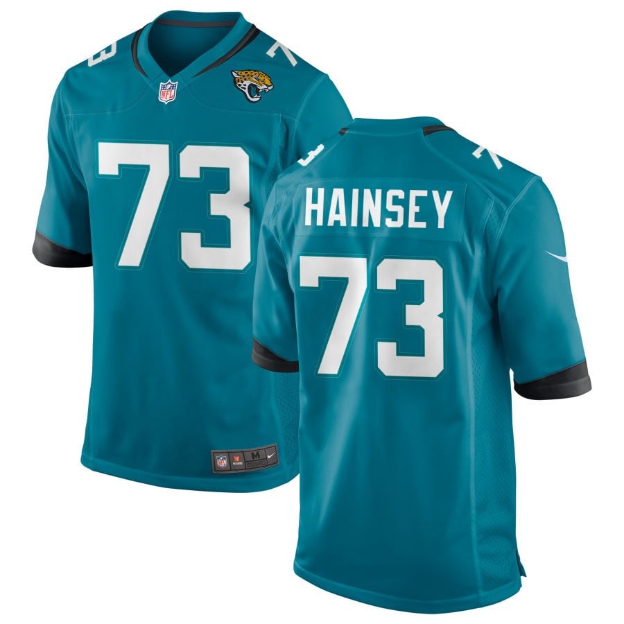 Robert Hainsey Jacksonville Jaguars 2025 Team Game Jersey - Teal