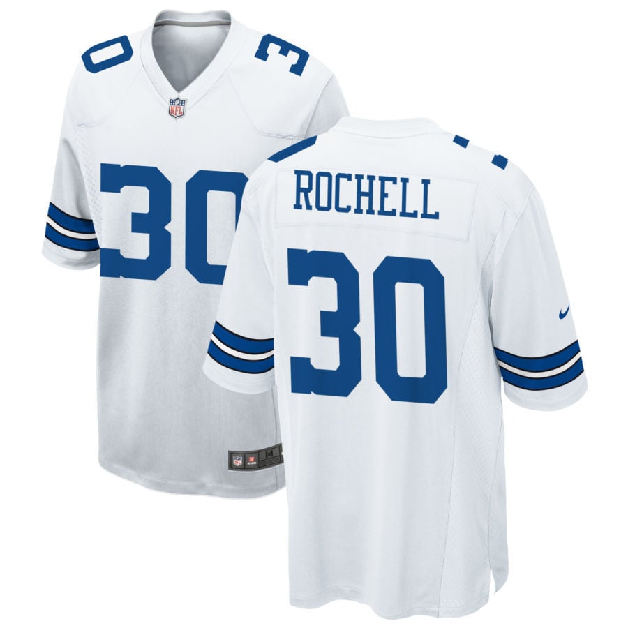 Robert Rochell Dallas Cowboys 2025 Game Jersey - White