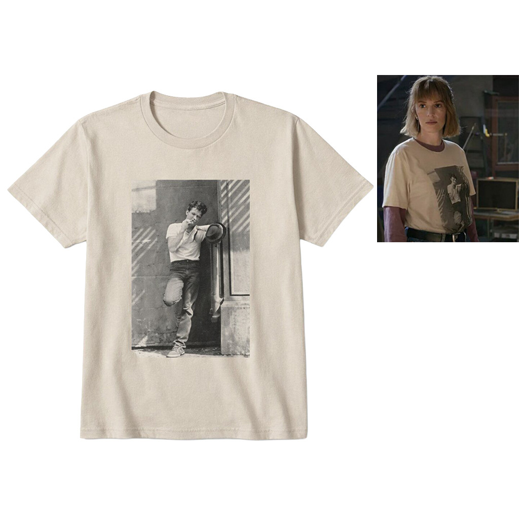 Robin Buckley Maya Hawke on Stranger Things Tom Waits Shirt Gifts For Friends