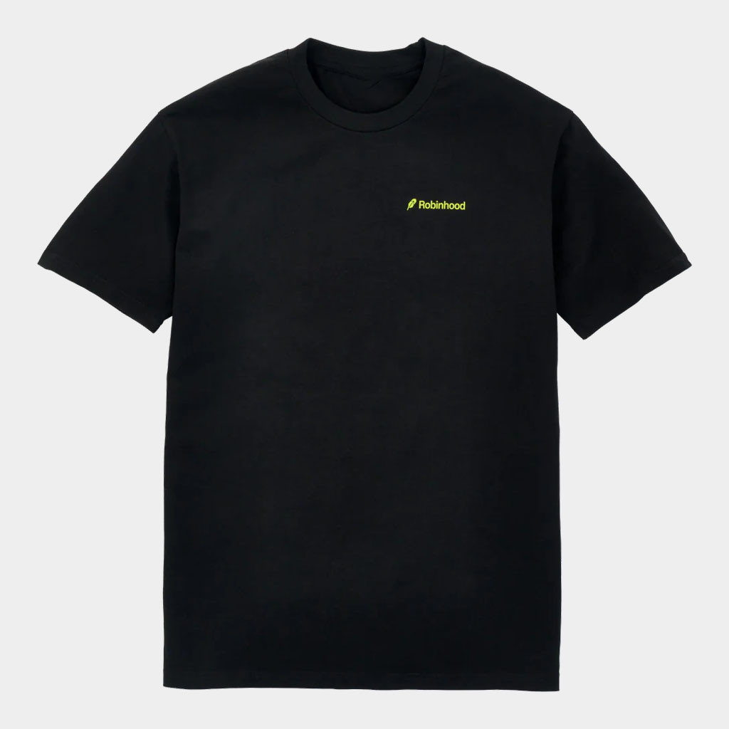 Robinhood Merch 2026 Black Logo T-Shirt Robinhood Shirt Father's Day Gifts
