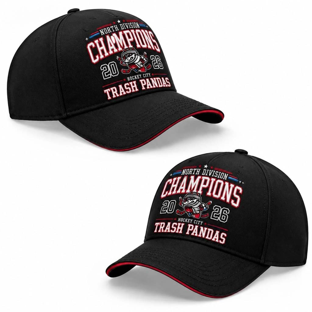 Rocket City Trash Pandas Southern League North Division Championship 2026 Hat Trash Pandas Merch