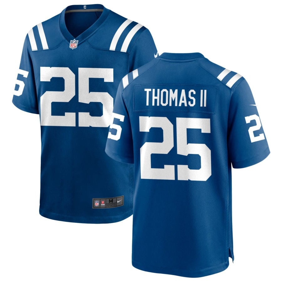 Rodney Thomas II Indianapolis Colts 2025 Game Jersey - Royal