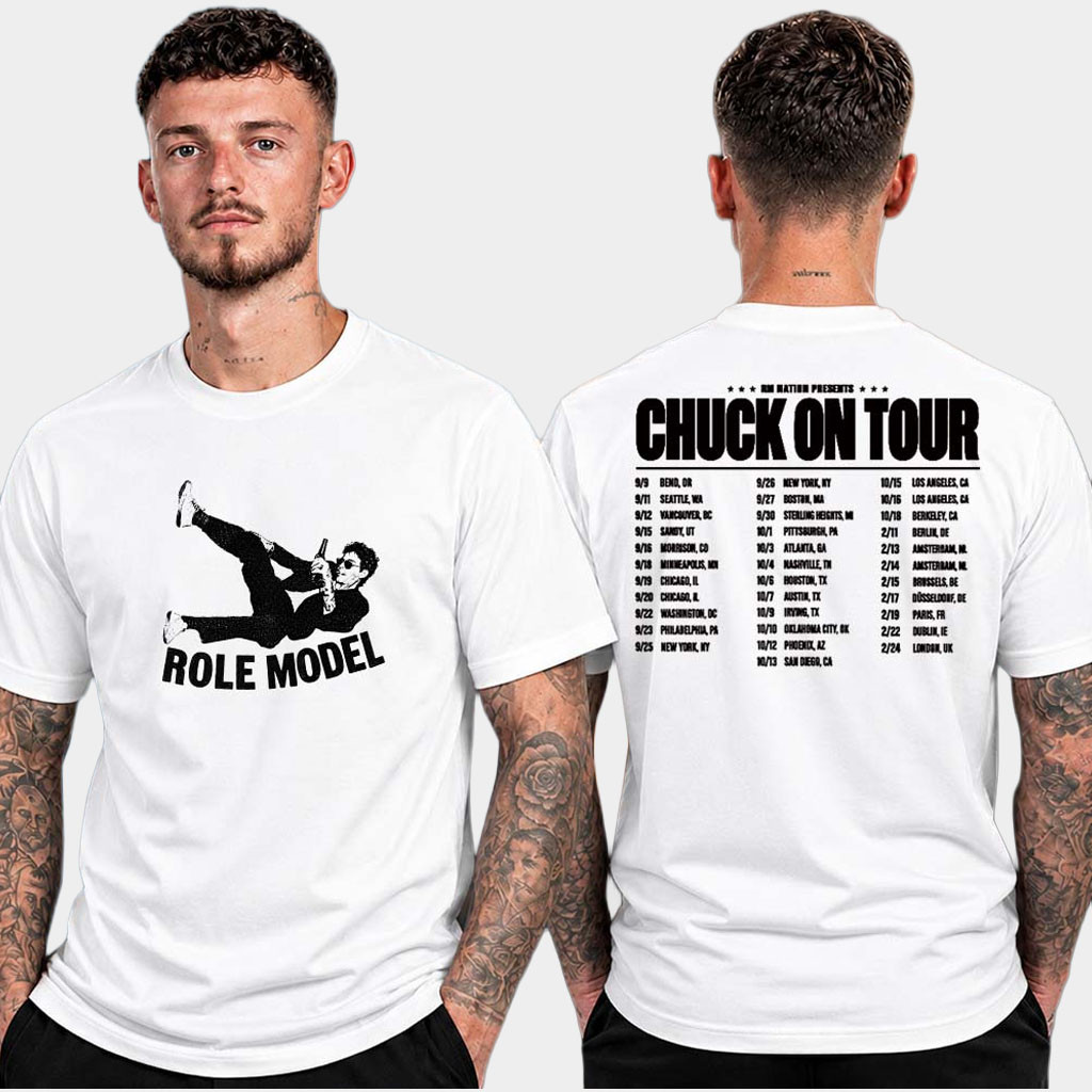 Role Model Chuck On Tour Merch 2026 Photo Tour Dates T-Shirt Role Model Merch Gifts For Fans