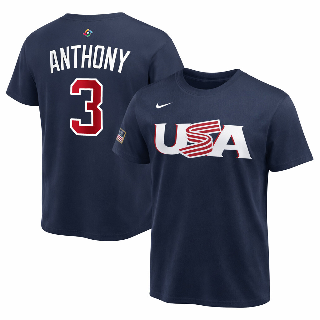 Roman Anthony #3 USA 2026 World Baseball Classic Shirt Team USA WBC 2026 Merch Gifts For Fans
