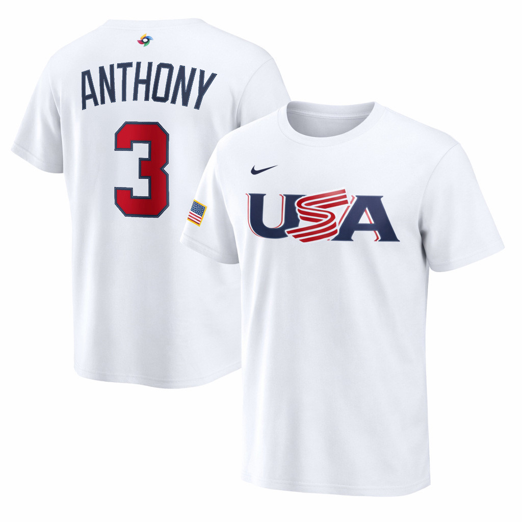 Roman Anthony #3 USA 2026 World Baseball Classic Shirt Team USA WBC 2026 Merch Gifts For Fans - Image 2