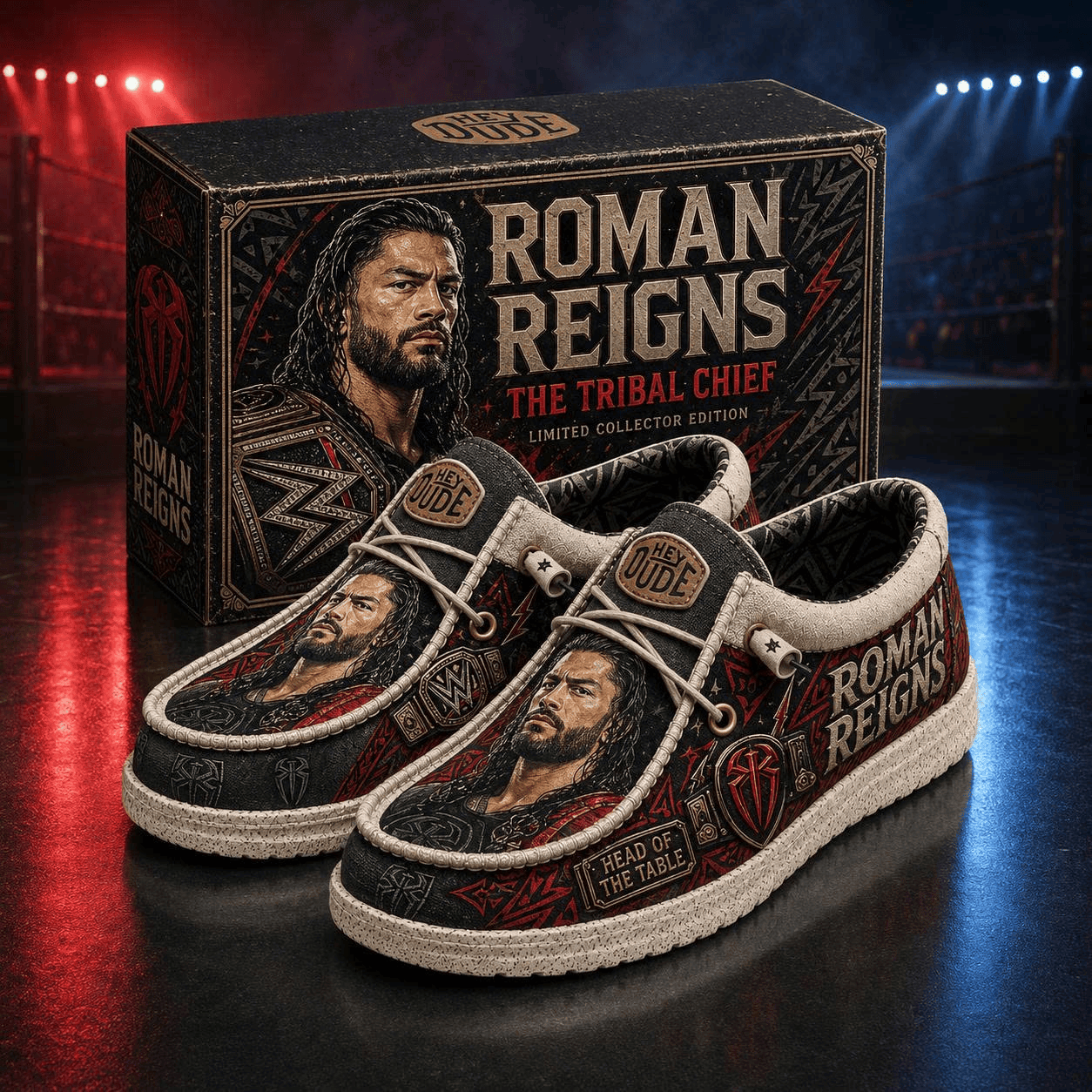 Roman Reigns The Tribal Chief Shoes Roman Reigns Merch Best Gifts For Dad
