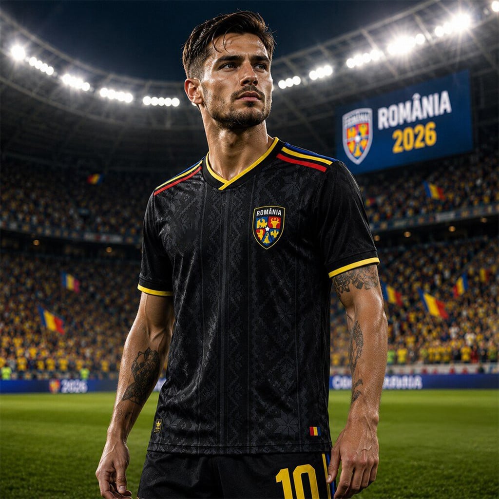 Romania World Cup 2026 Home Jersey Romania National Team Merch FIFA Gifts For Football Fans