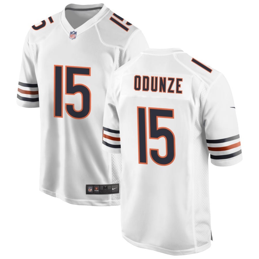 Rome Odunze Chicago Bears 2025 Game Jersey - White