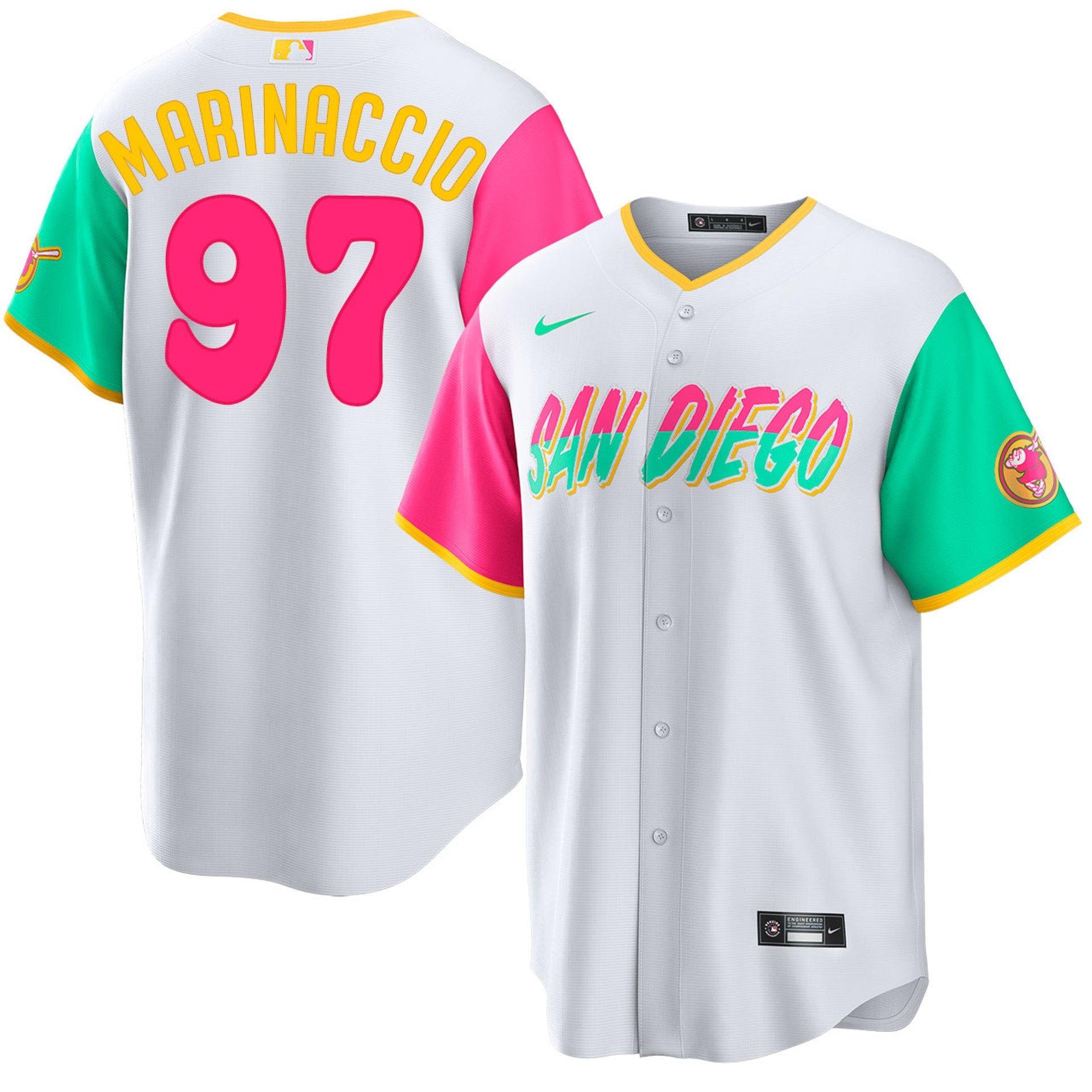 Ron Marinaccio San Diego Padres 2025 City Connect Limited Jersey - White