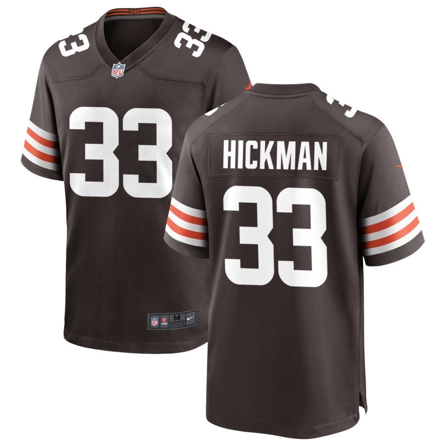 Ronnie Hickman Cleveland Browns 2025 Game Jersey - Brown