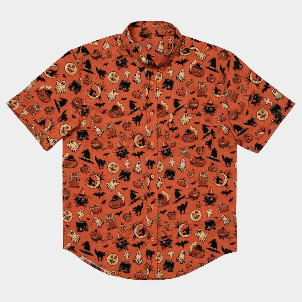 RSVLTS Merch 2026 Vintage Haunts Hawaiian Shirt Halloween Apparel Spooky Gifts Ideas