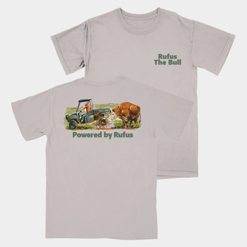 Rufus The Bull Merch 2026 Powered By Rufus Utility T-Shirt Gifts For Father In Law