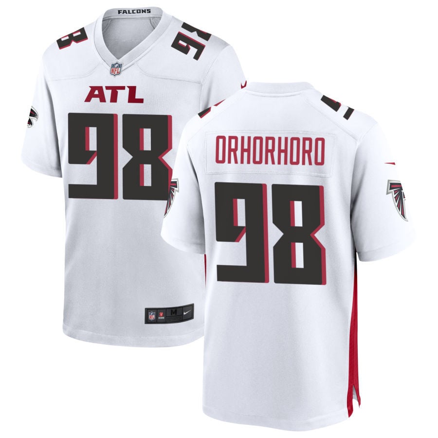 Ruke Orhorhoro Atlanta Falcons 2025 Game Jersey - White