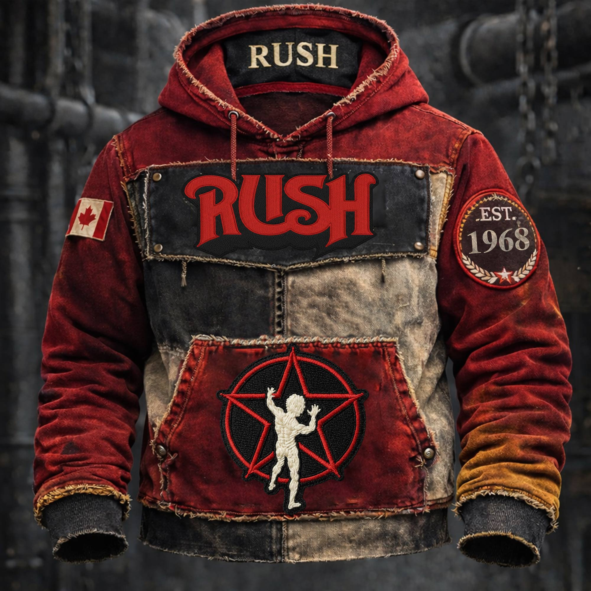 RUSH 1968 2026 Hoodie RUSH Merch Best Gifts For Rock Lovers