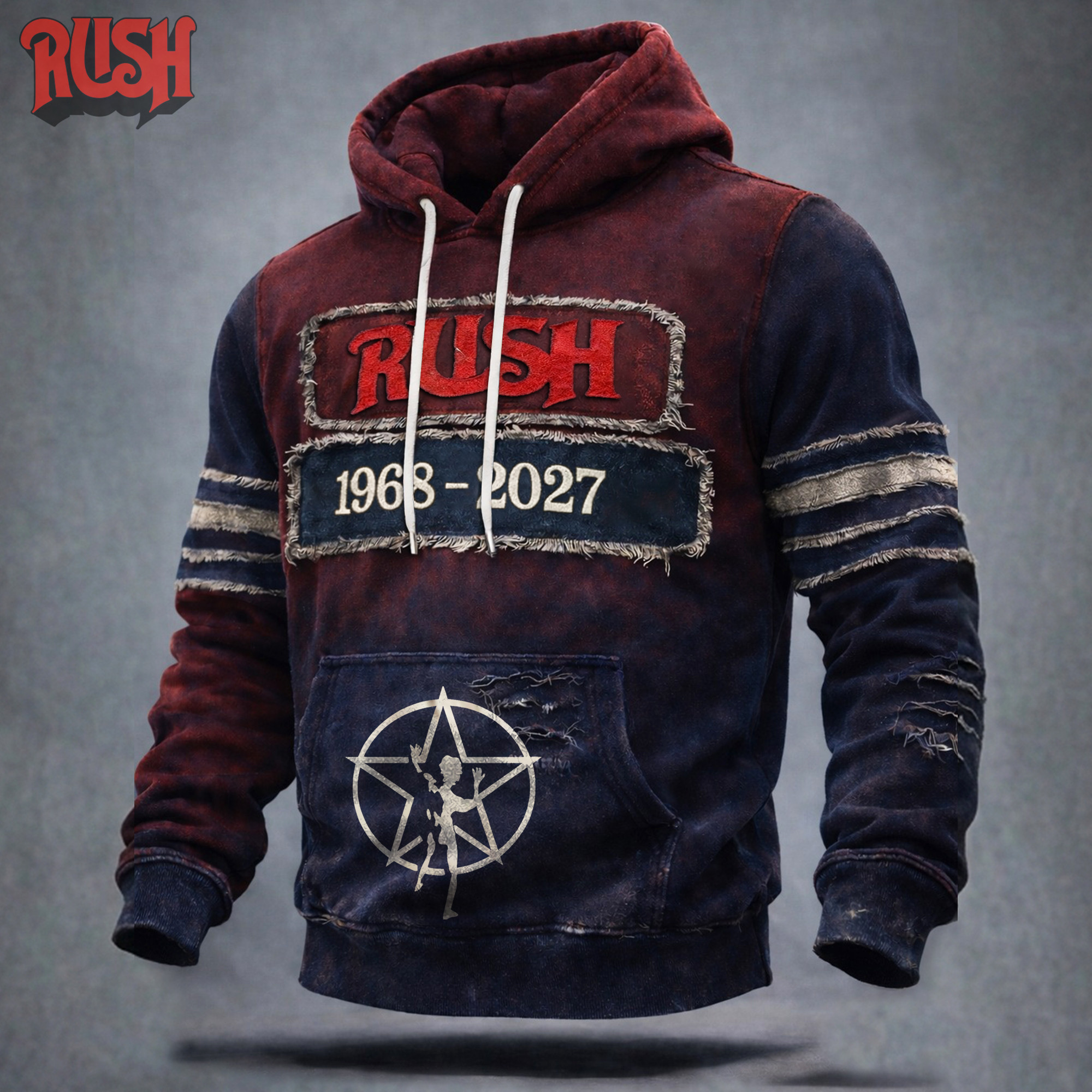 RUSH 1968 2027 Hoodie RUSH Tour 2027 Hoodie RUSH Merch Gifts For Rock Music Lovers