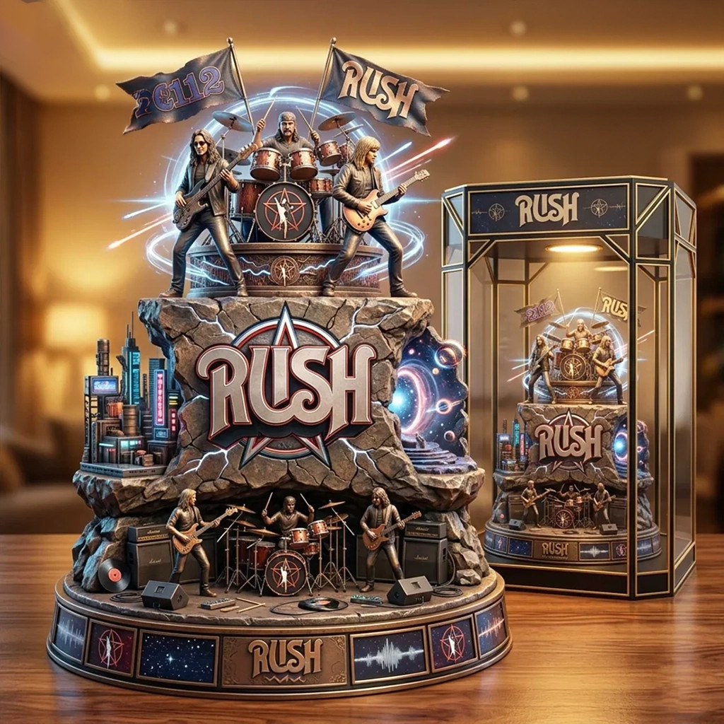Rush 2112 Deluxe Band Collectible Acrylic Plaque Rush Merch Father's Day Presents For Son