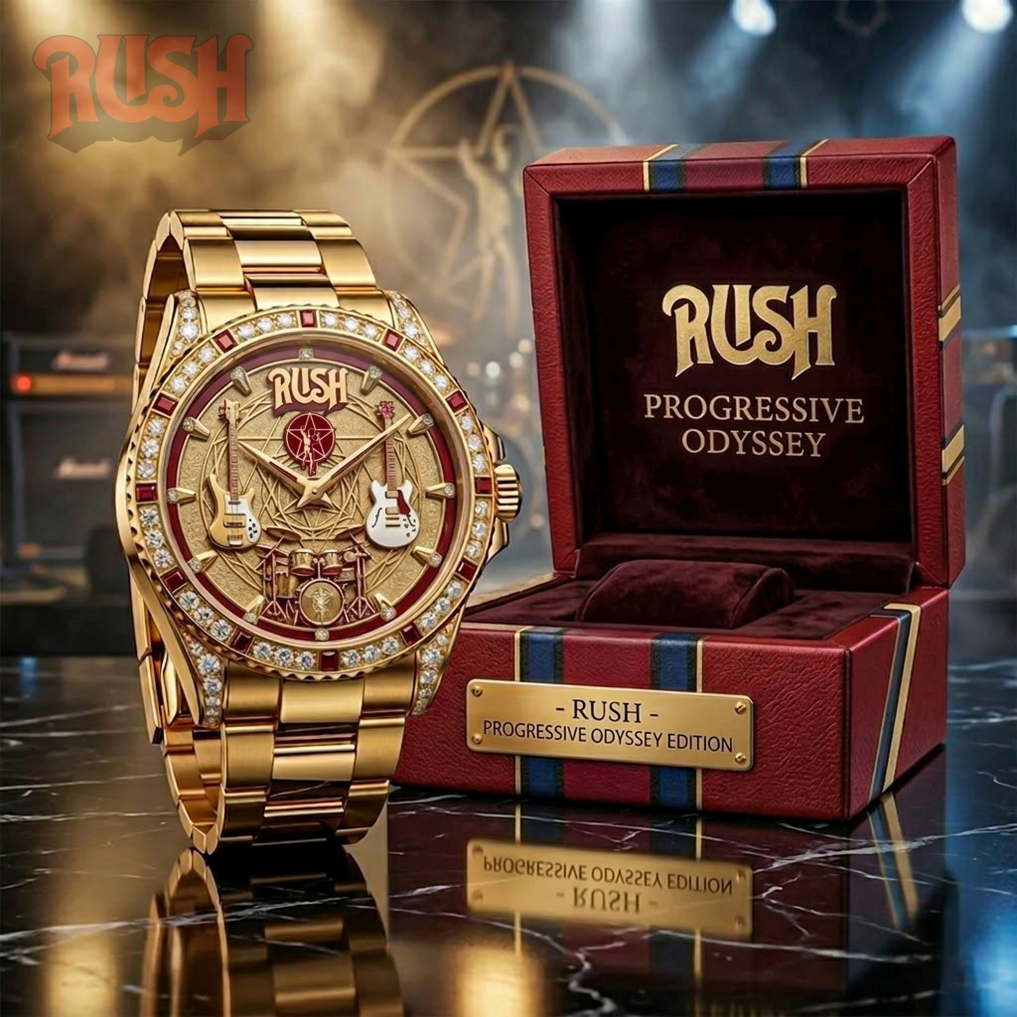 Rush Progressive Odyssey Watch Rush Band Merch Music Lover Gifts For Him