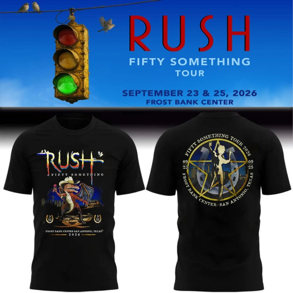Rush San Antonio Texas Event 2026 T-Shirt Rush Band Merch Rock Music Fan Gifts