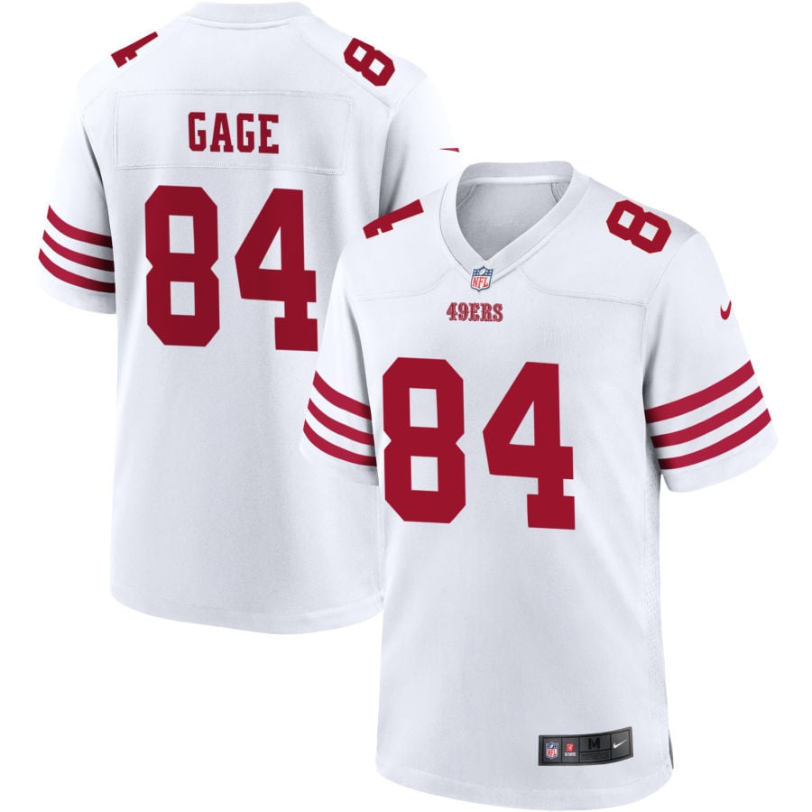 Russell Gage San Francisco 49ers 2025 Game Player Jersey - White