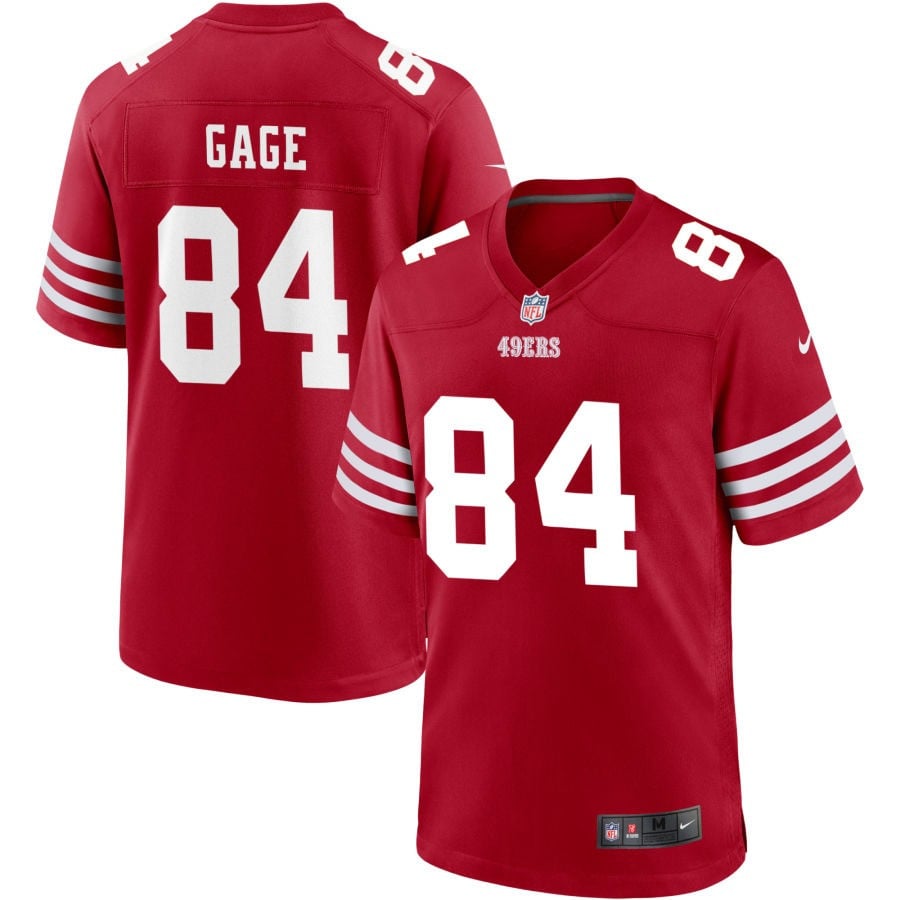 Russell Gage San Francisco 49ers 2025 Jersey - Scarlet