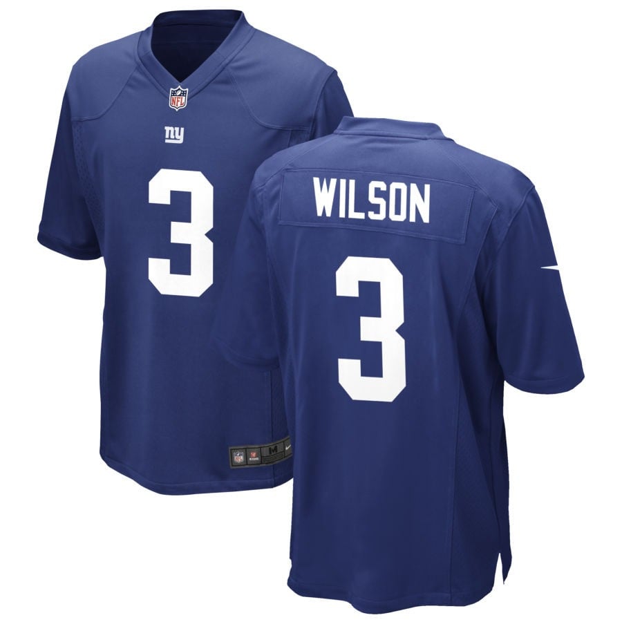 Russell Wilson New York Giants 2025 Game Jersey - Royal