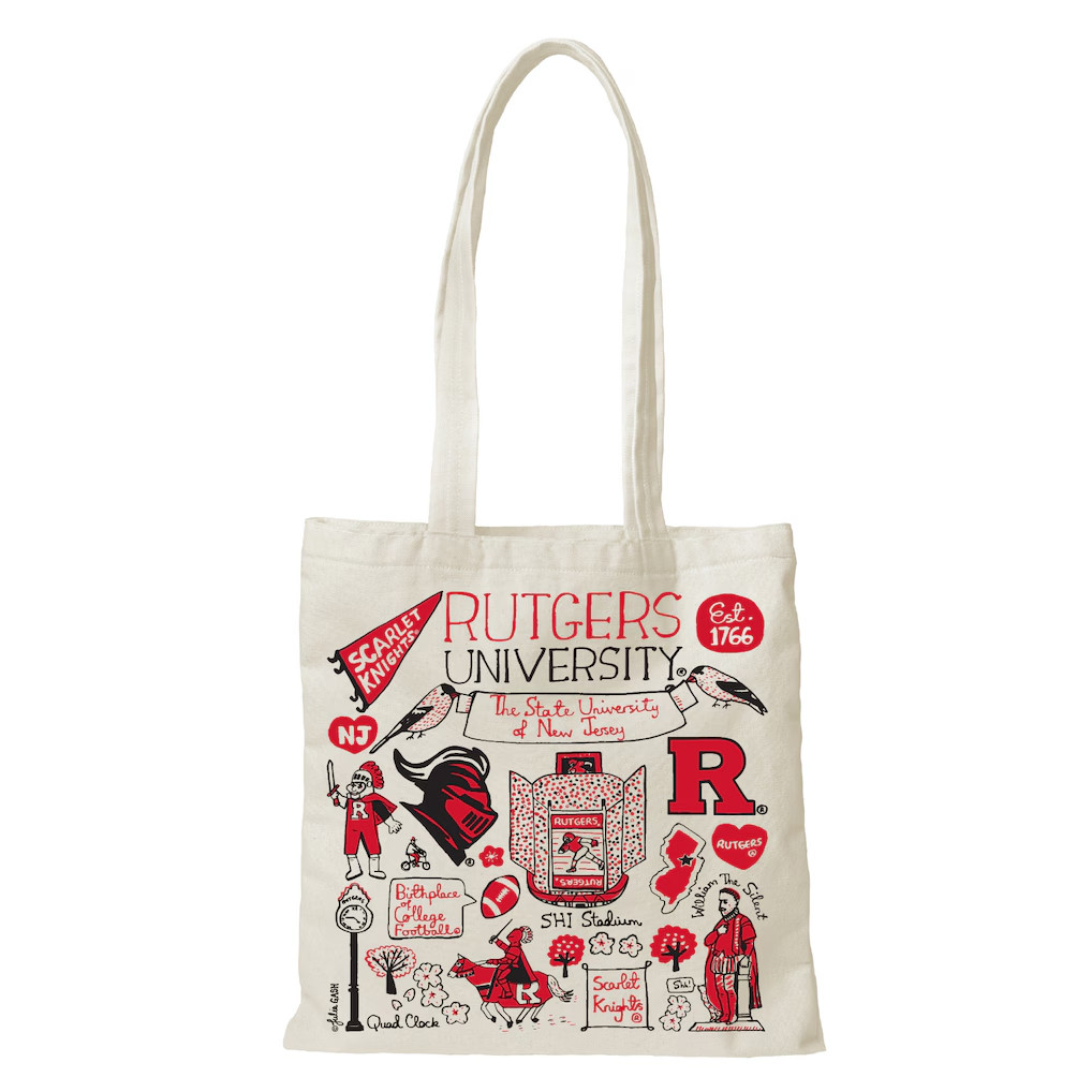 Rutgers Merch 2026 Rutgers Scarlet Knights Julia Gash Tote Bag Best Gifts For Sisters