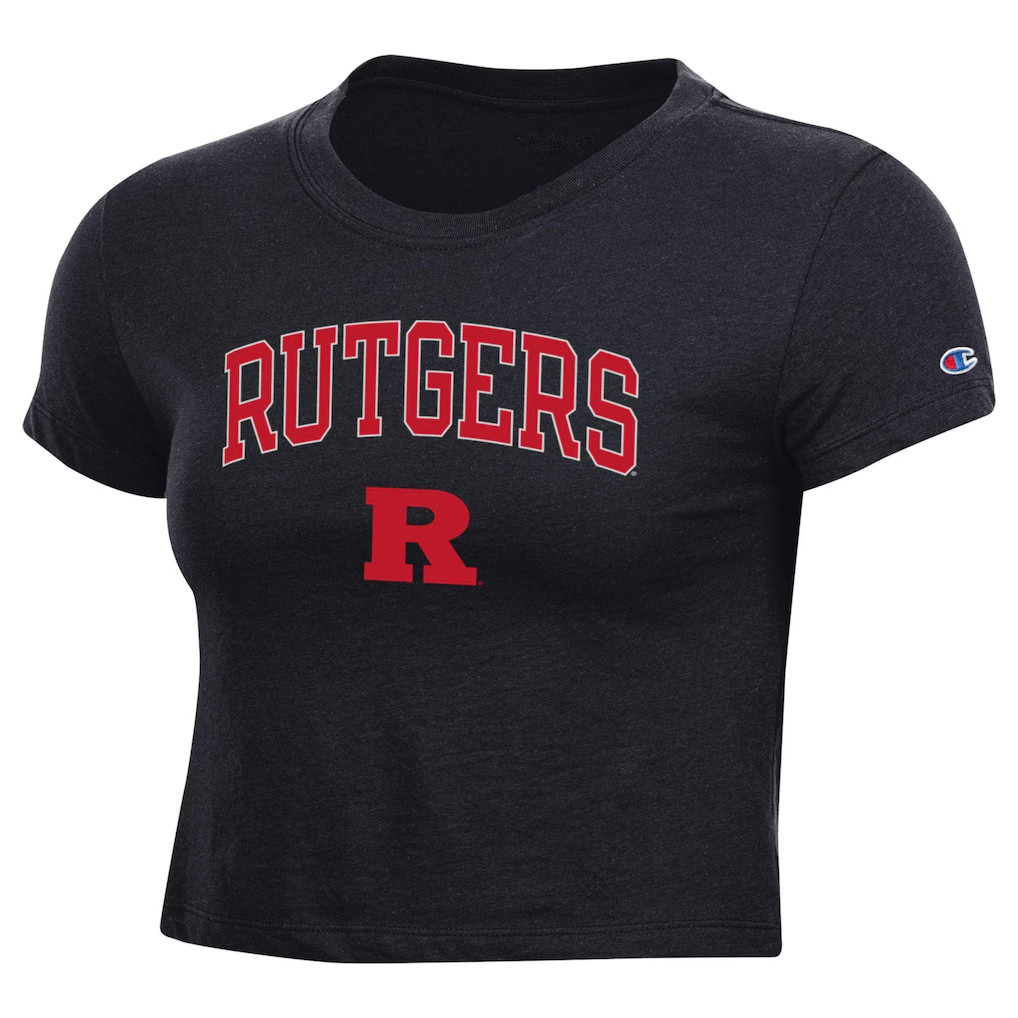 Rutgers Merch 2026 Rutgers University Baby Tee Rutgers Scarlet Knights T-Shirt Gifts For Her
