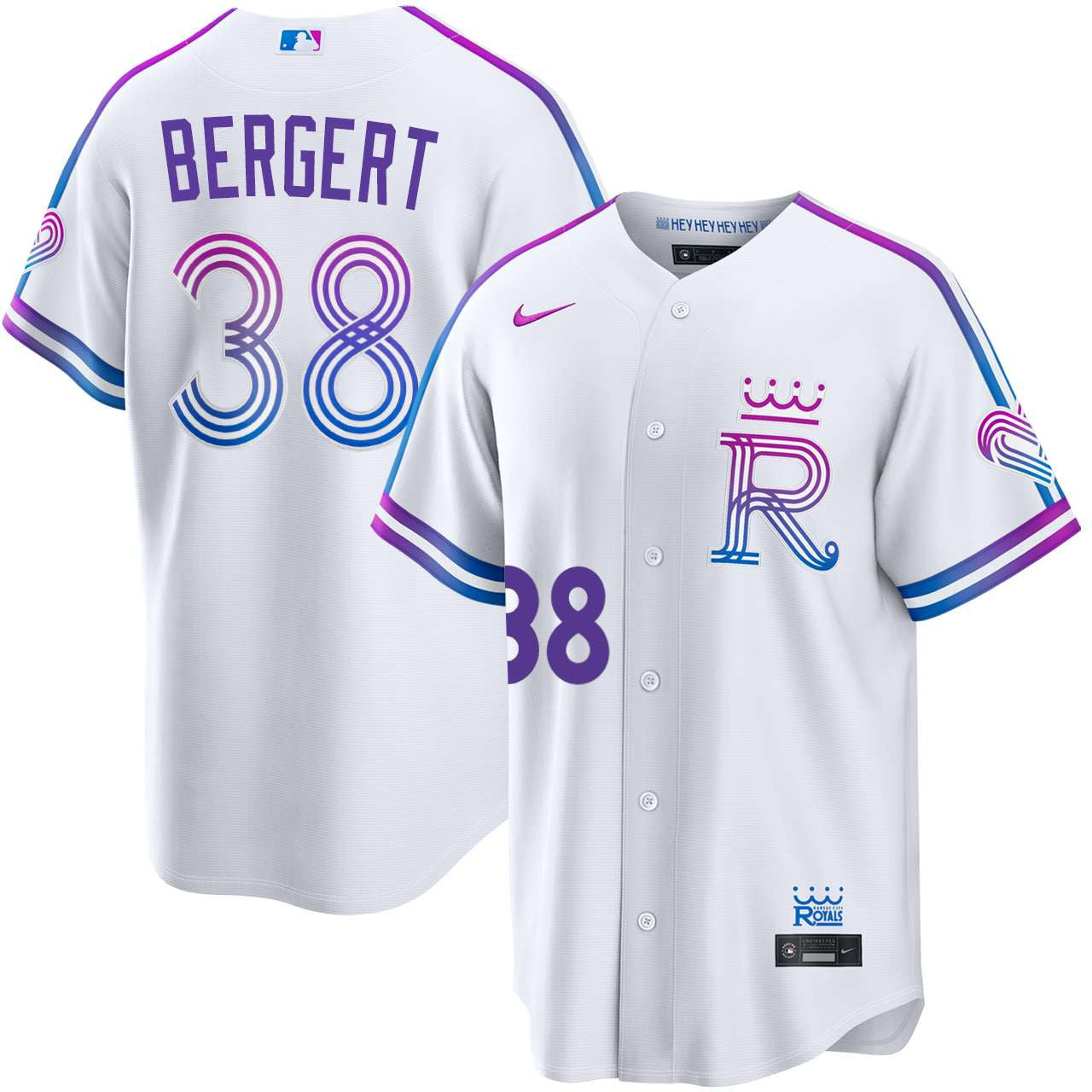 Ryan Bergert Kansas City Royals 2026 City Connect Jersey - White