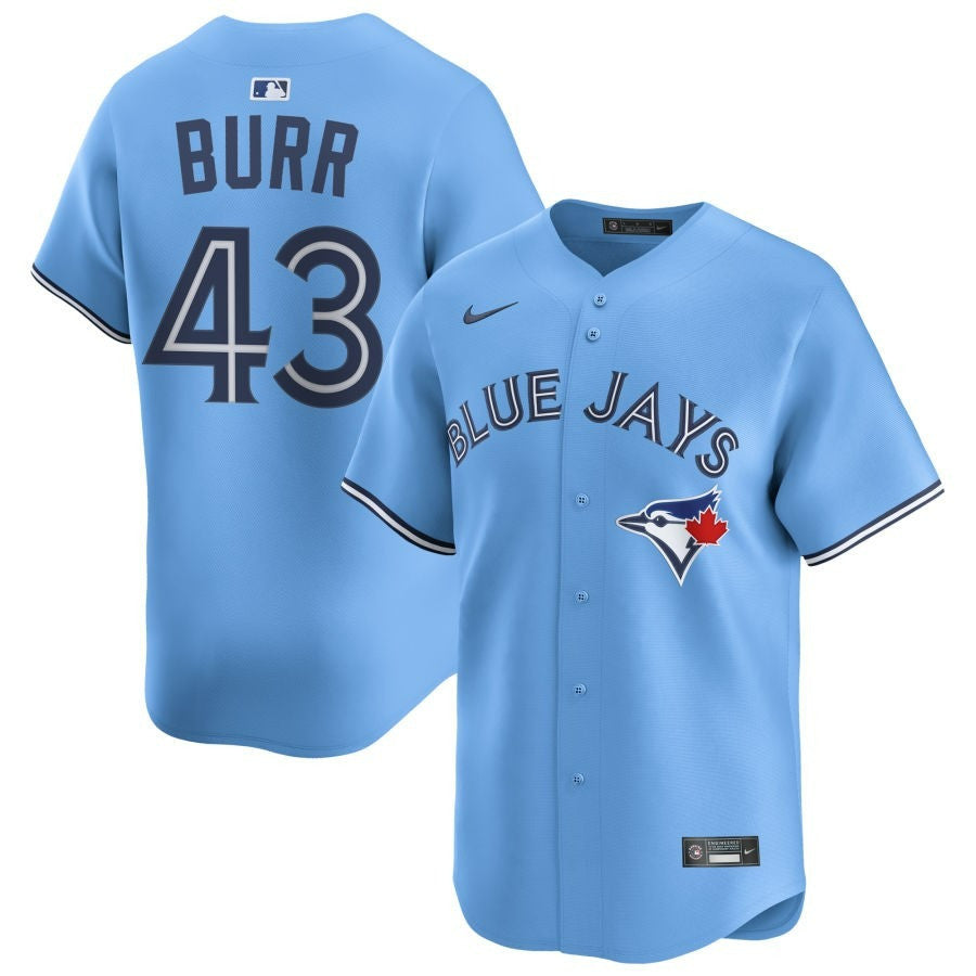 Ryan Burr Toronto Blue Jays 2025 Alternate Limited Jersey - Light Blue