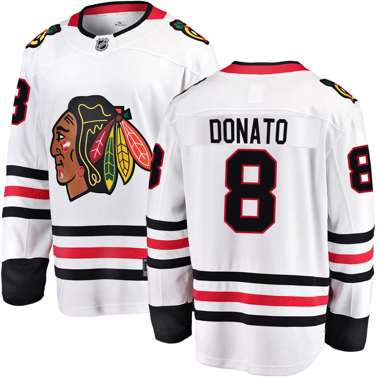 Ryan Donato Chicago Blackhawks 2025 Road Breakaway White Jersey
