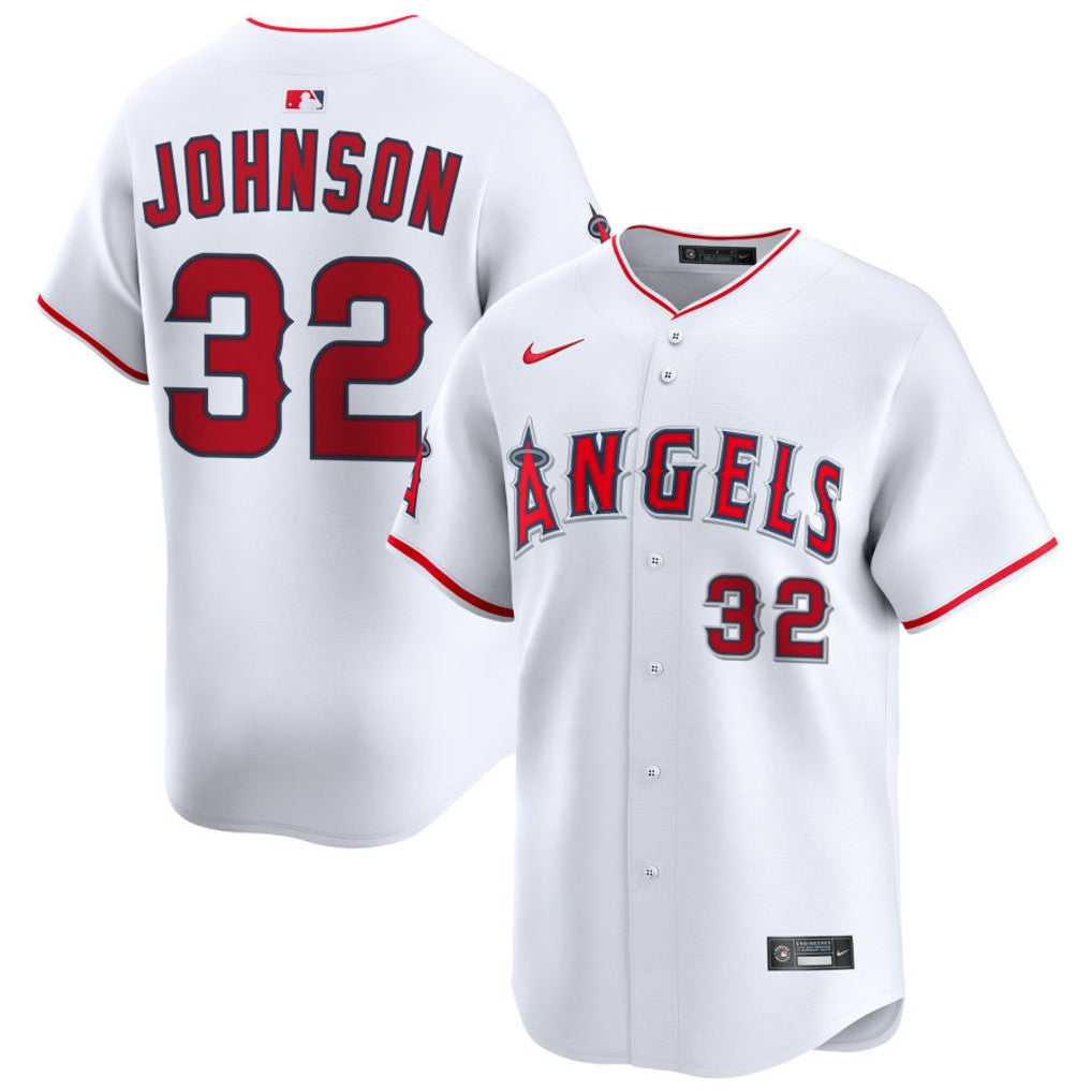 Ryan Johnson Los Angeles Angels 2026 Home Limited Jersey - White
