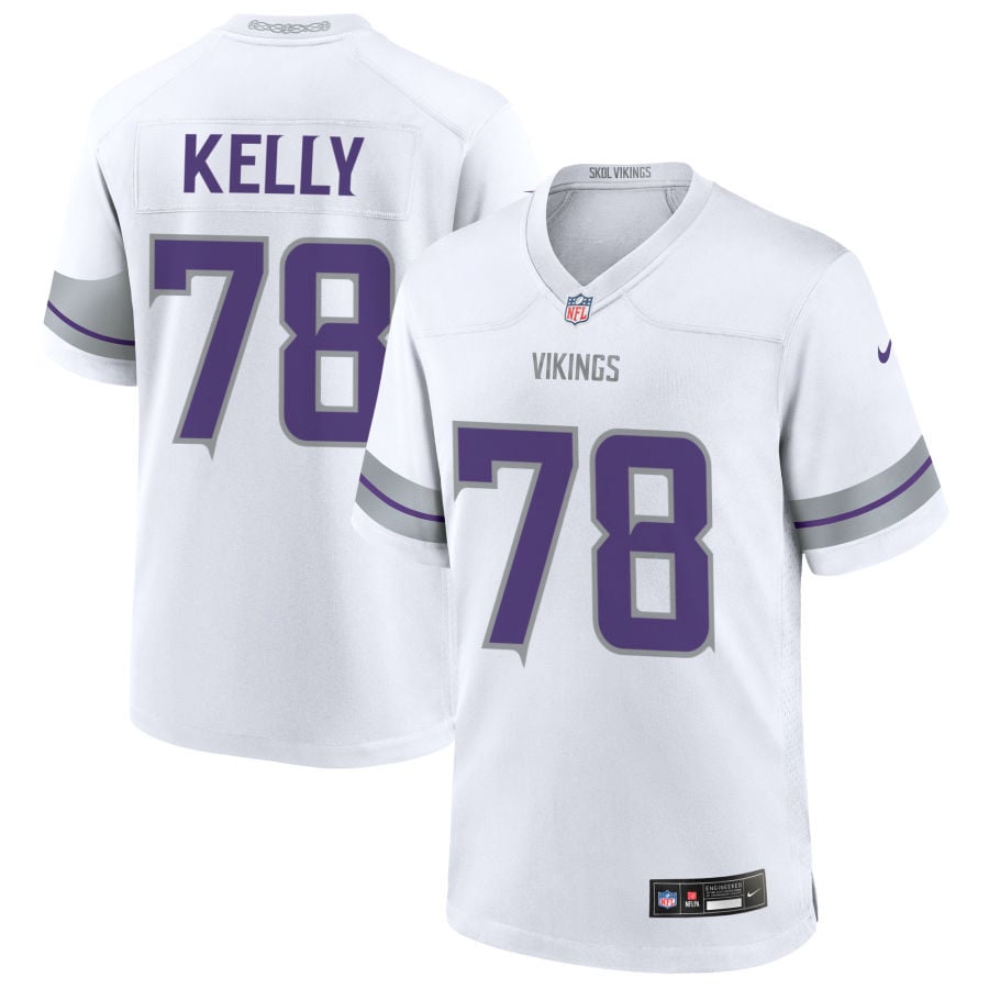 Ryan Kelly Minnesota Vikings 2025 Alternate Game Jersey - White