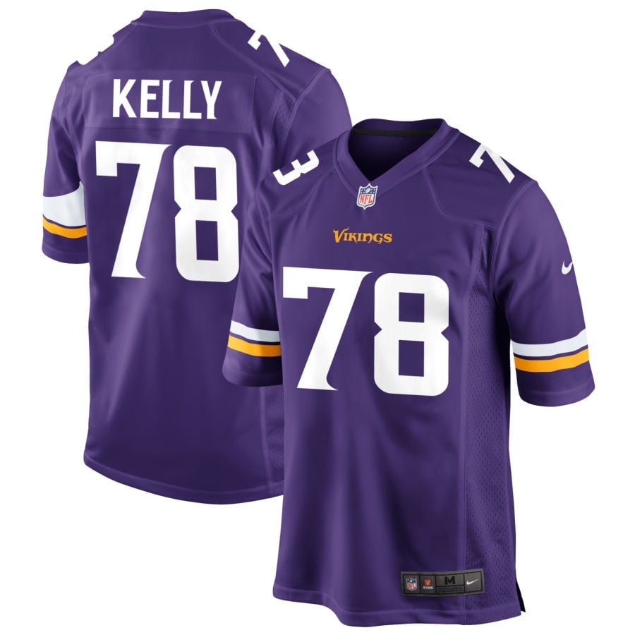 Ryan Kelly Minnesota Vikings 2025 Game Jersey - Purple