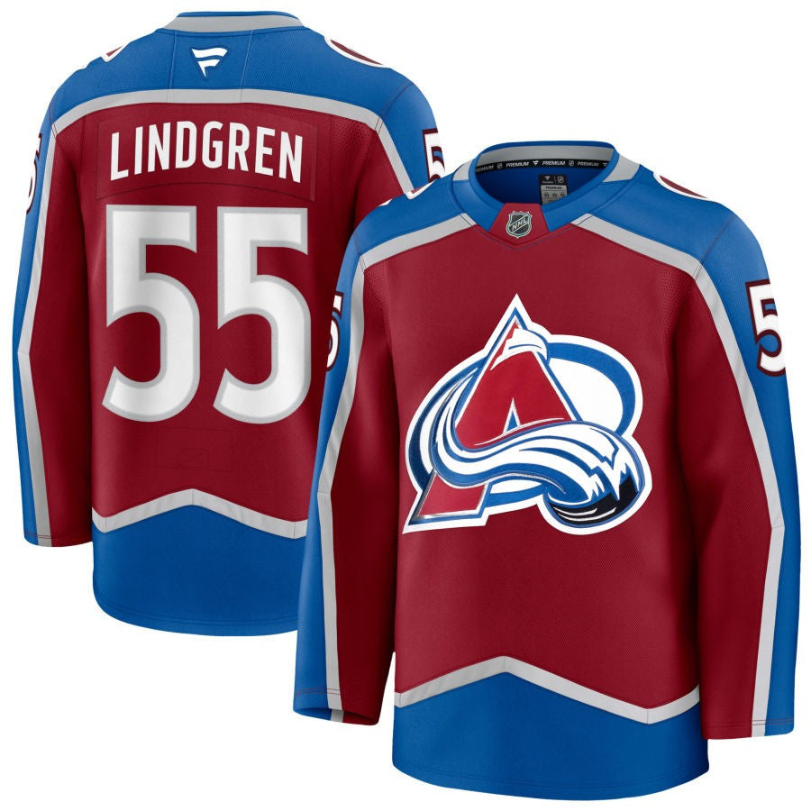 Ryan Lindgren Colorado Avalanche 2025 Burgundy Home Premium Jersey 1 Ryan Lindgren Colorado Avalanche 2025 Burgundy Home Premium Jersey