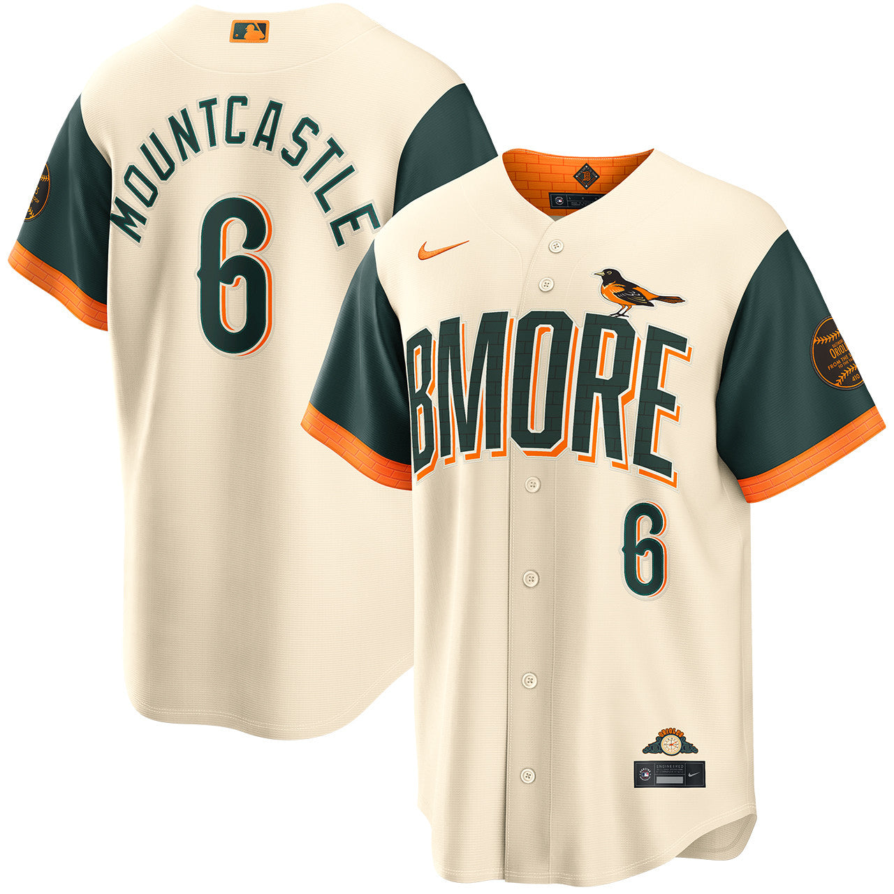 Ryan Mountcastle Baltimore Orioles 2026 City Connect Jersey - Cream