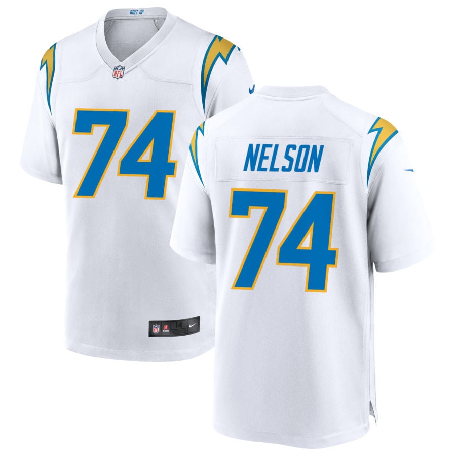 Ryan Nelson Los Angeles Chargers 2025 Game Jersey - White