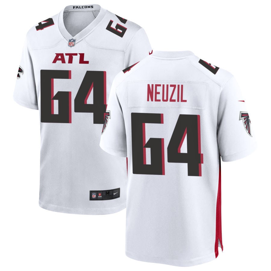 Ryan Neuzil Atlanta Falcons 2025 Game Jersey - White
