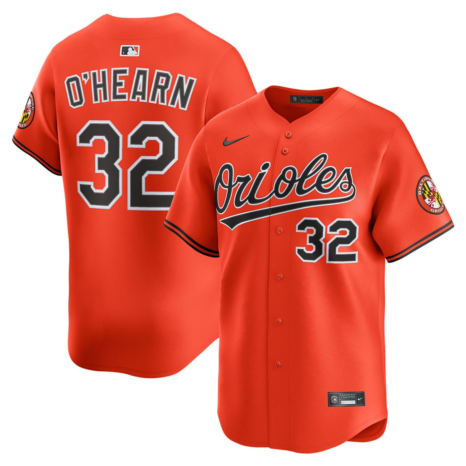 Ryan O'Hearn Baltimore Orioles 2025 Alternate Limited Jersey - Orange