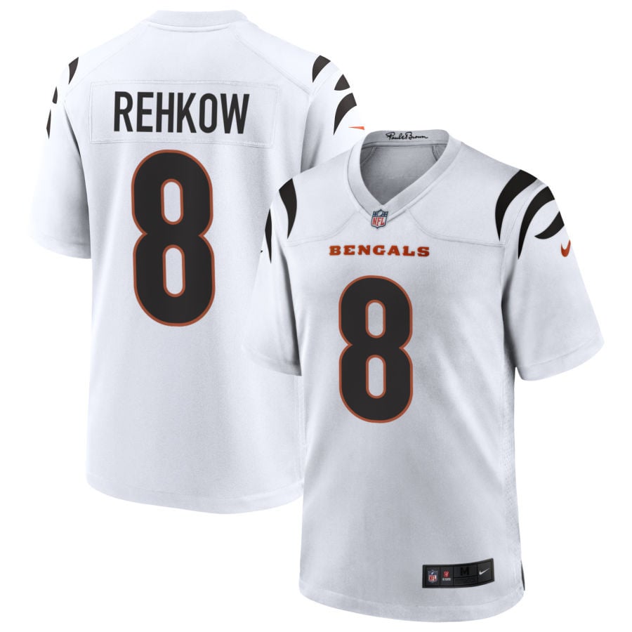 Ryan Rehkow Cincinnati Bengals 2025 Game Jersey - White